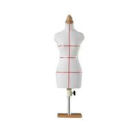 Modello di manichino da cucito flessibile mini: 1/2 1/3 1/4 Forma di abito in scala per sartoria, completamente posizionabile per le modifiche accurate per la creazione di motivi e il raccordo
