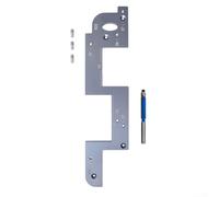 Modello di maniglia in lega di alluminio con sistema di precisione integrato, adatto per molteplici usi di mobili