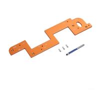 Modello di maniglie del Governo della lega di alluminio per la scanalatura e la scanalatura, progettato per migliorare la precisione e l'efficienza nelle installazioni del pannello della porta della