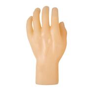 Modello di Mano Unisex Riutilizzabile per Pratica Manicure e Mani e Dita, Proprio per Supporto da Esposizione, Centro Commerciale e Gioielleria, Colore Pelle, Mano Sinistra