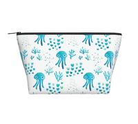 Modello di meduse, Borsa da toilette Borsa per trucco Borsa per cosmetici Borsa da toilette da viaggio portatile