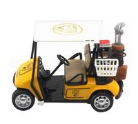 Modello Di Mini Carrello Da Golf 1:36 In Metallo Pressofuso Con Funzione Di Richiamo - Robusta Macchinina In Lega Per Bambini | Modello Decorativo Ďi Carrello Da Golf Per Collezionisti | 10x5 Cm