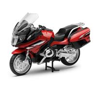 Modello di moto 1:12 Per BMW R1250RT Modello Di Moto In Lega Pressofusa Processo Scooter Giocattoli Da Esterno Regalo Compleanno(Red)
