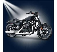 Modello di moto 1/18 Per Harley Sportster 883 2014 Modello Di Moto Da Corsa In Lega Pressofusa Collezione Giocattoli Per Motociclette In Miniatura Decorazione Per La Casa(Black)