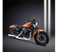 Modello di moto 1/18 Per Harley Sportster 883 2014 Modello Di Moto Da Corsa In Lega Pressofusa Collezione Giocattoli Per Motociclette In Miniatura Decorazione Per La Casa(Orange)