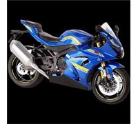 Modello di moto 1/9 Per Suzuki GSX-R1000R Moto Da Corsa Giocattolo Modello Pressofuso In Miniatura Di Grandi Dimensioni Illuminabile Collezione Regalo(Blue)