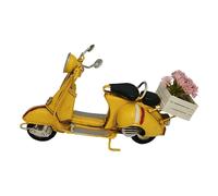 Modello di moto DynaSun 2304S-1787 con cesto di fiori - modello di moto vintage