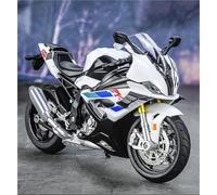 Modello di moto Giocattolo Con Luci E Suoni Da Cross-country, Scala 1:12, Per BMW S1000RR M Version Racing 2023, Modello Di Moto Pressofuso In Lega Metallo(White)