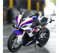 Modello di moto Modellino Di Moto Da Cross In Scala 1:10, Collezione Auto Giocattolo, Regalo, Pressofusione Statica Per BMW S1000RR(White)