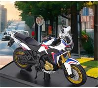 Modello di moto Modellino Di Moto Da Cross In Scala 1/18, Auto Giocattolo Collezione, Regalo, Produzione Pressofusa Statica Per Honda Per Africa Twin DCT(White)