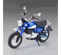 Modello di moto Modellino Di Motocicletta 1/12 Pressofuso Portatile Da Corsa Con Simulazione Di Motocicletta Da Dito, Giocattolo Da Collezione Con Suono E Luce Per Honda Per Monkey(Blue)