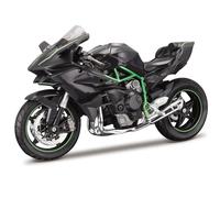 Modello di moto Modellino Di Motocicletta In Lega Pressofusa 1:12 Con Sterzo A Volante Per KAWASAKI H2R