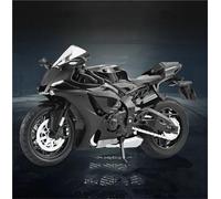 Modello di moto Modellino Di Motocicletta In Lega Pressofusa 1/12, Giocattolo In Miniatura, Con Sterzo A Volante, Per Yamaha YZF-R1 YZFR1 YZF R1(Black)