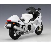 Modello di moto Modellino Di Motocicletta Pressofusa In Scala 1/18, Giocattolo, Decorazione D'interni Per La Casa, Regalo Compleanno Per SUZUKI Per Hayabusa GSX-1300R(White)