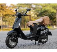 Modello di moto Modellino Di Motocicletta Pressofuso In Scala 1/12, Giocattolo Con Suoni E Luci, Decorazione D'interni Per La Casa, Regalo Compleanno Per Vespa 946(Black)