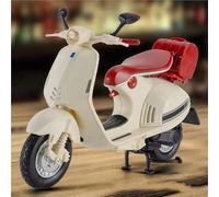 Modello di moto Modellino Di Motocicletta Pressofuso In Scala 1/12, Giocattolo Con Suoni E Luci, Decorazione D'interni Per La Casa, Regalo Compleanno Per Vespa 946(White)