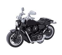Modello di Motocicletta in Lega in Scala 1:18 Dal Design Realistico e Squisito da Collezione per la Decorazione Dell'ufficio da Scrivania (BLACK)