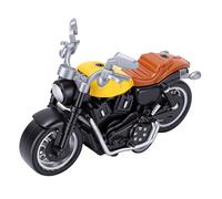 Modello di Motocicletta in Lega in Scala 1:18 Dal Design Realistico e Squisito da Collezione per la Decorazione Dell'ufficio da Scrivania (YELLOW)