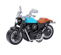 Modello di Motocicletta in Lega in Scala 1:18 Dal Design Realistico e Squisito da Collezione per la Decorazione Dell'ufficio da Scrivania (BLUE)