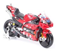 Modello di motocicletta Per Ducati 2021 Desmosedici GP21#43 Jack Miller #63 Francesco Bagnaia Modello Di Motocicletta In Scala 1/18 Pressofuso Simulazione Veicolo Replica Regalo Collezione(No.43)