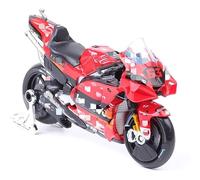 Modello di motocicletta Per Ducati 2021 Desmosedici GP21#43 Jack Miller #63 Francesco Bagnaia Modello Di Motocicletta In Scala 1/18 Pressofuso Simulazione Veicolo Replica Regalo Collezione(No.63)