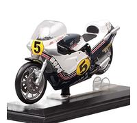 Modello di motocicletta Per Suzuki RGD500 Campione Del Mondo 1981 Pilota M. Lucchinelli #5 In Scala 1:22 Moto Die-cast Veicoli GP Modello Di Bici Giocattoli