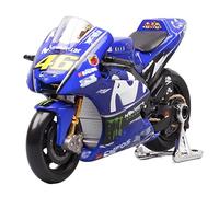 Modello di motocicletta Per Yamaha YZR-M1 2018# 25 Rider Maverick Vinales Modello Da Corsa Motociclistica In Scala 1/18 E Giocattolo Modello Di Auto GP Modello Di Bici(#46)