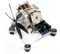 Modello di motore a disco elettromagnetico da 12 V, kit per esperimenti di | Il design del rotore senza spazzole dimostra l'elettromagnetismo e i principi del motore per esperimenti in classe