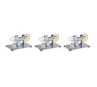 Modello di motore Stirling 3X, esperimento scientifico, modello di generatore di esperimenti di fisica, scienza e istruzione