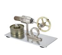 Modello di Motore Stirling con Design in Ferro Durevole | Giocattolo educativo, assemblaggio semplice, esperimenti di fisica, materiale sicuro