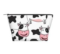 Modello di mucca divertente, Borsa da toilette Borsa per trucco Borsa per cosmetici Borsa da toilette da viaggio portatile