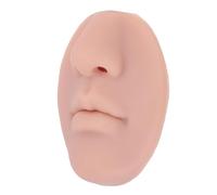 Modello di naso e bocca in silicone 5D, Morbido Imitazione Naso Espositori Riutilizzabili per Esposizione per Anello Al Nasos Strumento Didattico per la Pratica del Piercing