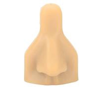 Modello di naso in silicone 3D Modello di pratica del naso finto flessibile per praticare la visualizzazione di gioielli di sutura (Pelle chiara)