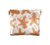 Modello di Natale Pane Man Cuoio DELL'UNITÀ di elaborazione Piccolo Coin, Natale modello pane uomo, 1 Size, Accessorio da viaggio