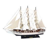 Modello di nave a vela Danmark, nave scuola a vela, nave in legno - senza kit