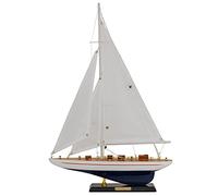 Modello di nave a vela Enterprise in stile antico deco marittimo senza kit
