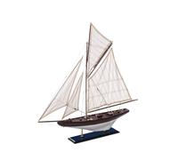 Modello di Nave Barca a Vela Barca di Legno Modello di Nave a Vela Maritim Nave