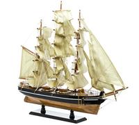 Modello di nave Cutty Sark Clipper lana nave di legno veliero 54cm nessun kit