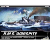 Modello di nave H.M.S. Warspite - kit in plastica