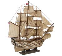 Modello di nave HMS Victory Inghilterra di legno della nave 86cm nessun kit