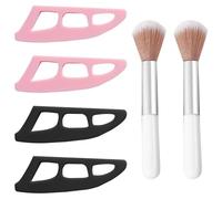 Modello Di Ombretto Per Occhi A 4 Pezzi E Pennelli Per Il Trucco A 2 Pezzi, Strumenti Per Il Trucco Portatili, Aiuti Per Il Trucco Degli Occhi, Strumenti Di Bellezza.