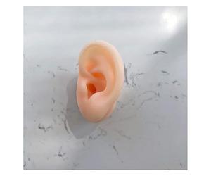 Modello di orecchio artificiale in silicone morbido, modello di simulazione dell'orecchio sinistro for la pratica della raccolta dell'orecchio, stampo realistico for le orecchie