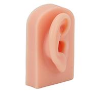 Modello di orecchio finto, comodo modello di orecchio umano in silicone orecchio destro riutilizzabile per display orecchini per allenamento piercing all'orecchio Carnagione chiara
