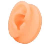Modello di orecchio in silicone, durevole modello di orecchio falso Materiale in silicone color carne per dimostrazione didattica ecc(Orecchio destro)