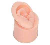Modello di orecchio in silicone Modello di orecchio ad alta simulazione flessibile morbido riutilizzabile per display didattico per principianti con pelle chiara (Destra)