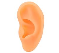 Modello di Orecchio, Orecchio in Morbida Gomma Siliconica, Modello di Orecchio Finto Professionale, Modello di Visualizzazione Dell'orecchio per Orecchini di Gioielli per Strumenti Acustici(Destra)