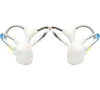 Modello di orecchio umano, modello di anatomia didattica cocleare a canale semicircolare, struttura dell'orecchio interno staccabile in PVC trasparente, for l'educazione medica.(1Pair)
