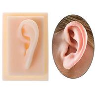 Modello Di Orecchio, Un Modello Di Orecchio Di Coppia, Modello Di Orecchio Umano In Silicone, Modello Di Orecchio Umano, Colore Della Pelle, Durevole, Ricerca Medica Per 9,7 X 6,3 Cm / 3,82 X 2,48 Po