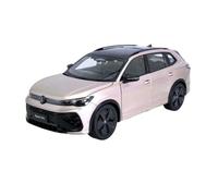 Modello Di Ornamento In Lega Per Auto Di Grandi Dimensioni In Scala 1:18 Per Volkswagen Tiguan L Pro 2024 Sport Edition(Pink)