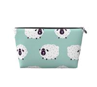 Modello di pecora animale carino, Borsa da toilette Borsa per trucco Borsa per cosmetici Borsa da toilette da viaggio portatile